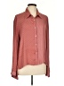 Honey Punch 100% Polyester Polka Dots Burgundy Long Sleeve Blouse Size L - photo 1