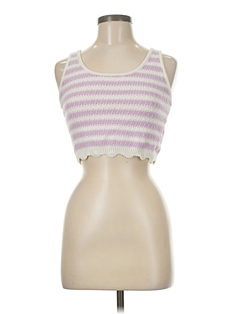 Pre-owned Willow & Wind Sweater Vest In Purple