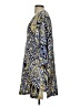 Natori 100% Polyester Paisley Blue Casual Dress Size S - photo 5