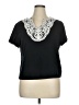 Sag Harbor Black Short Sleeve Top Size XL (petite) - photo 1