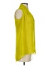 Bisou Bisou 100% Polyester Yellow Sleeveless Blouse Size XS - photo 4