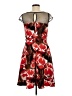 Liz Claiborne 100% Polyester Graphic Red Cocktail Dress Size 8 - photo 2