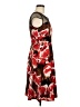 Liz Claiborne 100% Polyester Graphic Red Cocktail Dress Size 8 - photo 4