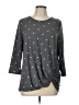 Lime n Chili Gray 3/4 Sleeve Top Size L - photo 1