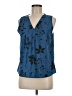 Shein Blue Sleeveless Blouse Size 6 - photo 1