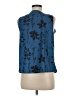Shein Blue Sleeveless Blouse Size 6 - photo 2