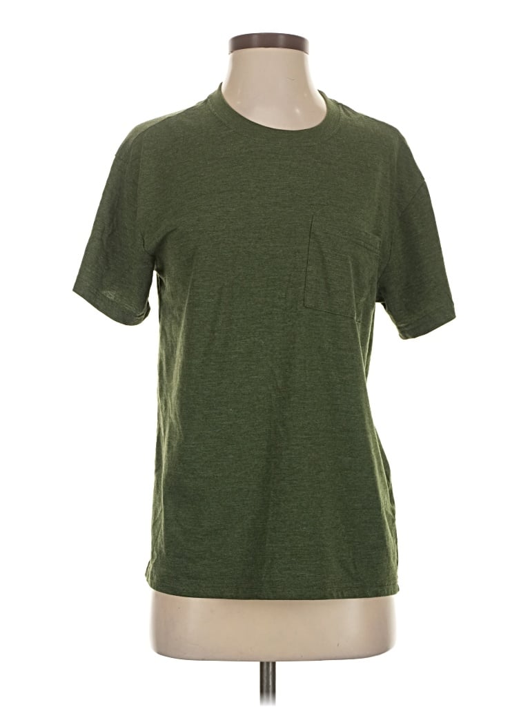 Pre-owned Athletic Works Active T-shirt In Green