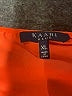 Kaari Blue 100% Polyester Orange Sleeveless Blouse Size XL - photo 7