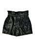 Commando 100% Polyurethane Metallic Black Shorts Size L - photo 2