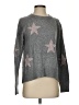 Lou & Grey for LOFT Stars Gray Pullover Sweater Size S - photo 1
