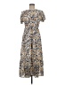 Unbranded Paisley Blue Ivory Casual Dress Size 6 - photo 1