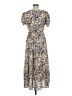 Unbranded Paisley Blue Ivory Casual Dress Size 6 - photo 2