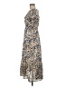 Unbranded Paisley Blue Ivory Casual Dress Size 6 - photo 5