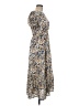 Unbranded Paisley Blue Ivory Casual Dress Size 6 - photo 4