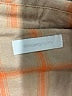 Standard Cloth Plaid Orange Long Sleeve Button-Down Shirt Size S - photo 7