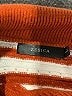 Zesica Stripes Orange Pullover Sweater Size L - photo 7