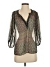 Maeve Gray 3/4 Sleeve Blouse Size S - photo 1
