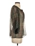Maeve Gray 3/4 Sleeve Blouse Size S - photo 4