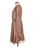 AaKaa 100% Polyester Paisley Brown Casual Dress Size L - photo 5