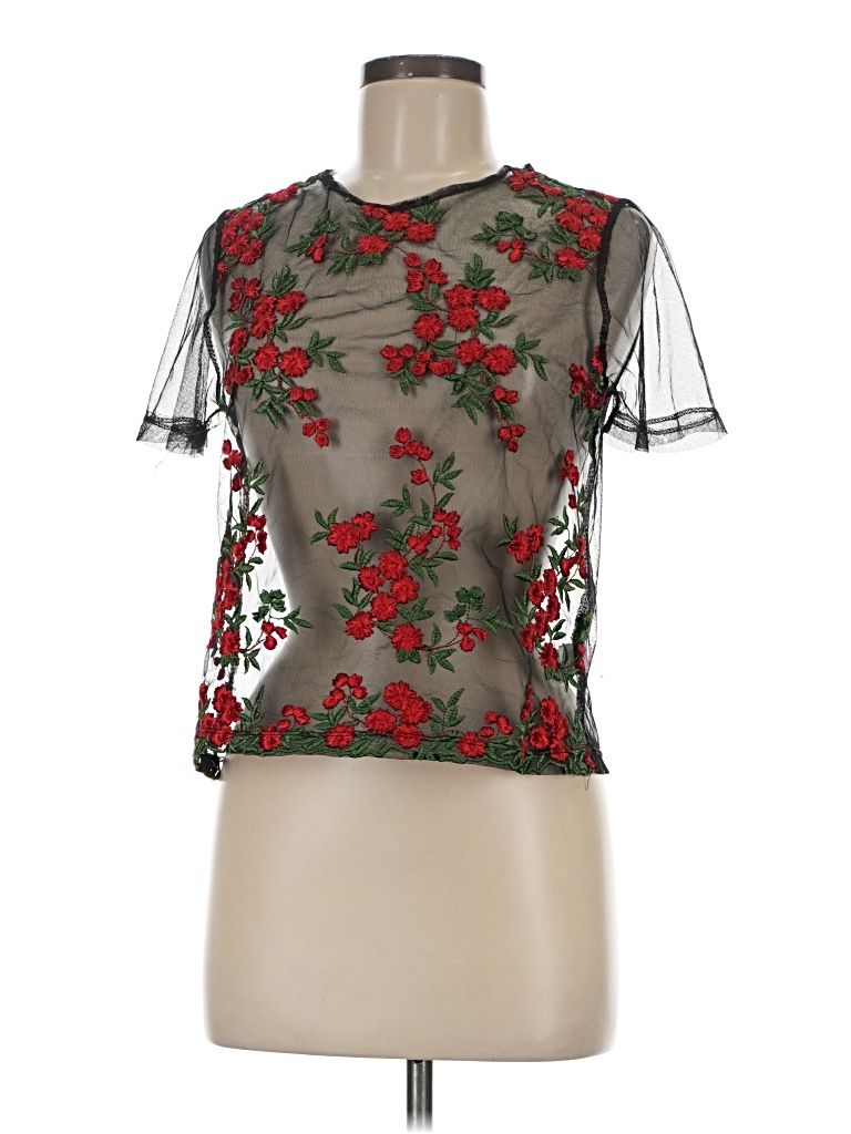 Pre-owned Twinkle Short Sleeve Blouse In Red