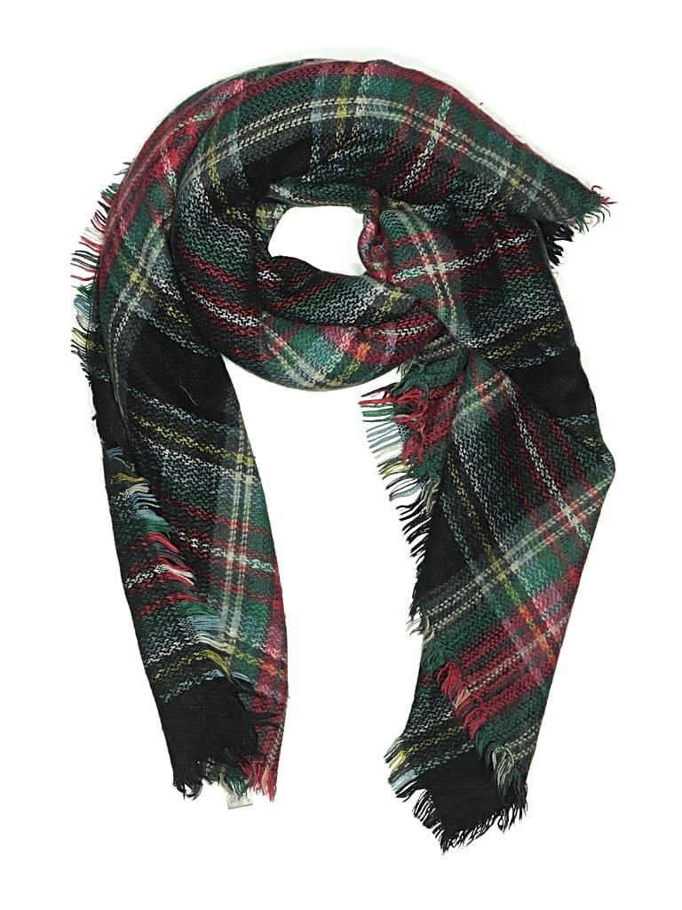 Pre-owned Assorted Brands Scarf In Black