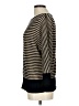 Worth New York Stripes Black Pullover Sweater Size L - photo 5