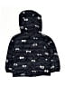 Baby Gap 100% Polyester Hearts Blue Snow Jacket Size 2T - photo 2