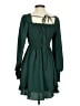 Unbranded 100% Polyester Green Casual Dress Size S - photo 2