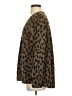 Jouica Animal Print Brown Long Sleeve Blouse Size S - photo 5