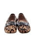 J.Crew Animal Print Brown Tan Flats Size 5 1/2 - photo 2