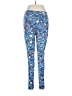 Lularoe Floral Blue Leggings One size - photo 2