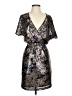 Gianni Bini 100% Polyester Metallic Multi Color Blue Cocktail Dress Size XS - photo 1