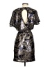 Gianni Bini 100% Polyester Metallic Multi Color Blue Cocktail Dress Size XS - photo 2