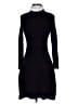 CAARA Solid Black Casual Dress Size XS - photo 1