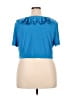 Danny And Nicole Blue Short Sleeve Top Size 18w - photo 2