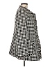 Dolce Cabo 100% Polyester Houndstooth Gray Coat Size M - photo 4