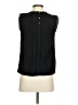 J.Crew 100% Polyester Black Sleeveless Blouse Size 0 - photo 2