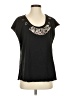 La Rok 100% Cotton Black Short Sleeve Top Size S - photo 1