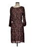mod be 100% Rayon Tweed Brown Casual Dress Size S - photo 1