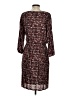 mod be 100% Rayon Tweed Brown Casual Dress Size S - photo 2