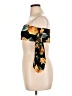 Onia Black 3/4 Sleeve Blouse Size XL - photo 5