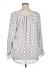 Karen Kane 100% Polyester Polka Dots White Long Sleeve Blouse Size 0X - photo 2