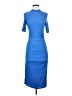 Shein Solid Blue Cocktail Dress Size 4 - photo 1