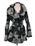 Buttons 100% Polyester Gray Coat Size 1 - photo 1