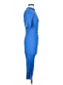 Shein Solid Blue Cocktail Dress Size 4 - photo 4