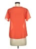 Chloe K 100% Polyester Orange Short Sleeve Blouse Size M - photo 2