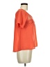 Chloe K 100% Polyester Orange Short Sleeve Blouse Size M - photo 4