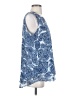 Cristina B. 100% Polyester Blue Sleeveless Blouse Size S - photo 4
