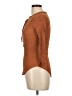 E&M Collection Brown 3/4 Sleeve Blouse Size L - photo 5