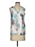 Salanta 100% Polyester White Sleeveless Blouse Size 2 - photo 1